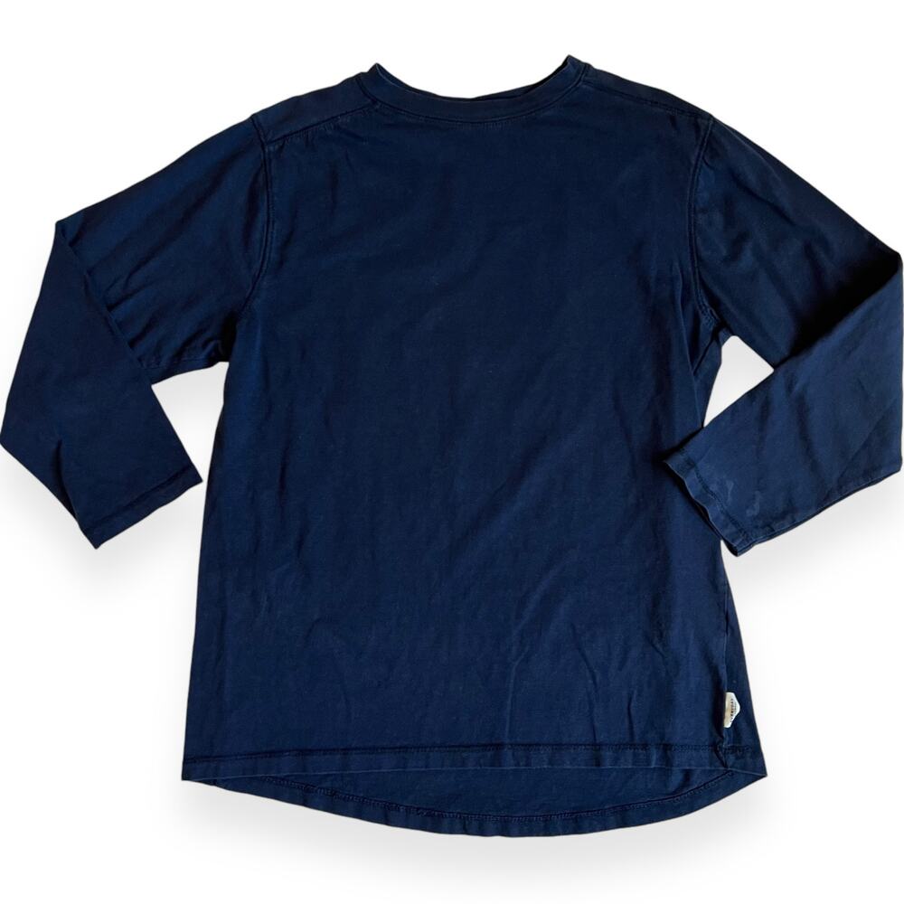 Zara Navy Long Sleeve Tee